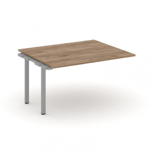 Style Project Проходной наб. элем. перег. стола SN-6P.NSPRG-033.3 Дуб Табак/Металл Белый 1380*1180*7