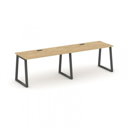 Style Project Рабочая станция 1 сторон. SN-6T1.ORS-004 Акация Лорка/Металл Антрацит/Заглушка Пластик фото 22