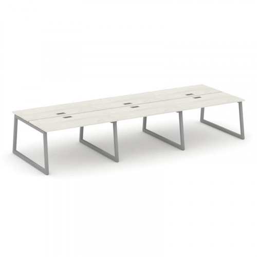 Style Project Рабочая станция 2-х сторон. SN-5T1.DRS-074 Акация Лорка/Металл Антрацит/Заглушка Пласт фото 11