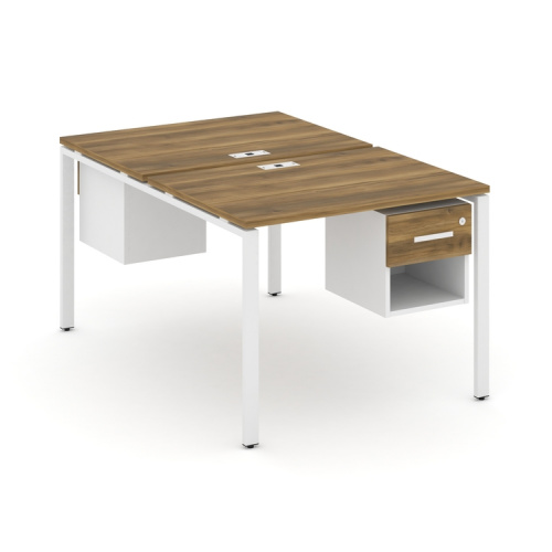 Бенч-система на 2 места с подвесными тумбами Concept CN.DRS-117 фото 8