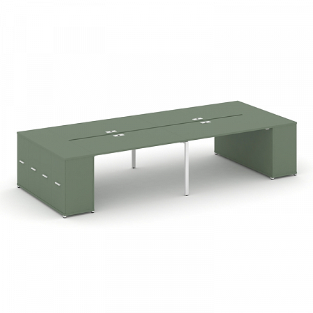 Бенч-система с опорными распашными шкафами Concept CN.DRS-263