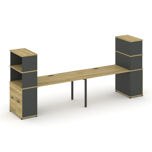 Бенч-система с опорными распашными шкафами Concept CN.ORS-230 фото 4