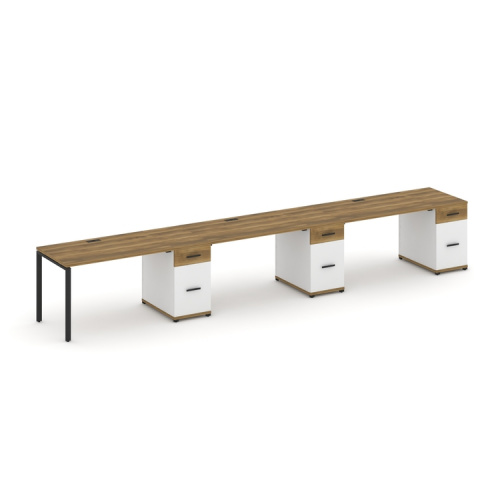 Бенч-система на 3 места с 3 опорными тумбами Concept CN.ORS-446 фото 7