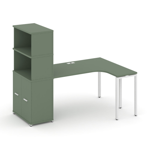 Стол эргономичный с опорным распашным шкафом Concept CN.SA-216(R)