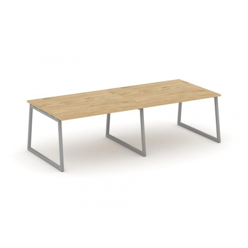 Style Project Стол переговорный SN-4T1.SPRG-044.3 Акация Лорка/Металл Антрацит 3160*1180*750 фото 3