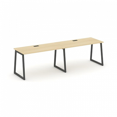 Style Project Рабочая станция 1 сторон. SN-4T1.ORS-023 Акация Лорка/Металл Антрацит/Заглушка Пластик