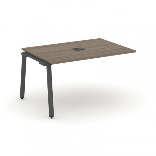 Style Project Проходной наб. элем. перег. стола SN-6A.NSPRG-001 Дуб Табак/Металл Белый 980*980*750 фото 17