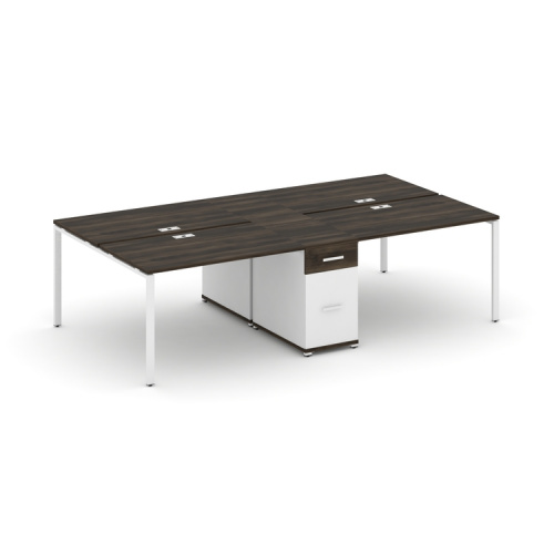 Бенч-система на 4 места с 1 опорной тумбой Concept CN.DRS-422 фото 10