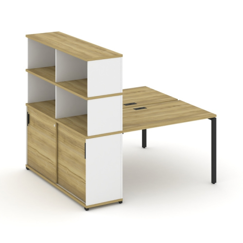 Бенч-система с опорным шкафом-купе с надставкой Concept CN.DRS-242 фото 6