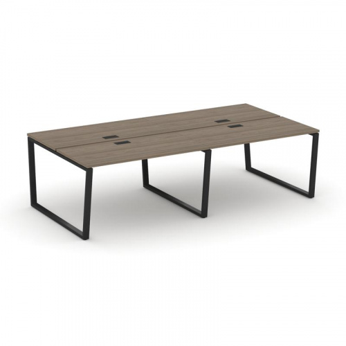 Style Project Рабочая станция 2-х сторон. SN-6T2.DRS-033 Акация Лорка/Металл Антрацит/Заглушка Пласт фото 8