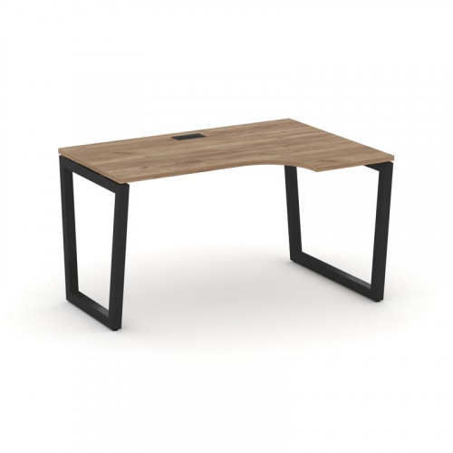 Style Project Стол рабочий эргоном. SN-5T2.SPA-012(R) Акация Лорка/Металл Антрацит/Заглушка Пластик фото 9 Style Project Стол рабочий эргоном. SN-5T2.SPA-012(R) Акация Лорка/Металл Антрацит/Заглушка Пластик фото 9