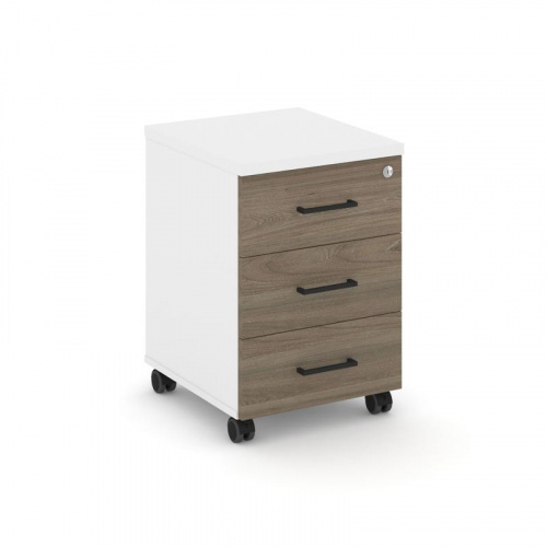 Style Project Тумба мобильная усил. колеса SN.TMU-002 Антрацит/Дуб Наварра/Черный Ручки 416*460*611 фото 5 Style Project Тумба мобильная усил. колеса SN.TMU-002 Антрацит/Дуб Наварра/Черный Ручки 416*460*611 фото 5