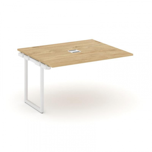 Style Project Проходной наб. элем. перег. стола SN-4O.NSPRG-032 Антрацит/Металл Белый 1180*1180*750 фото 13