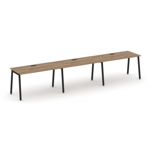 Style Project Рабочая станция 1 сторон. SN-4A.ORS-052 Тиквуд Светлый/Металл Белый 3540*800*750 фото 8