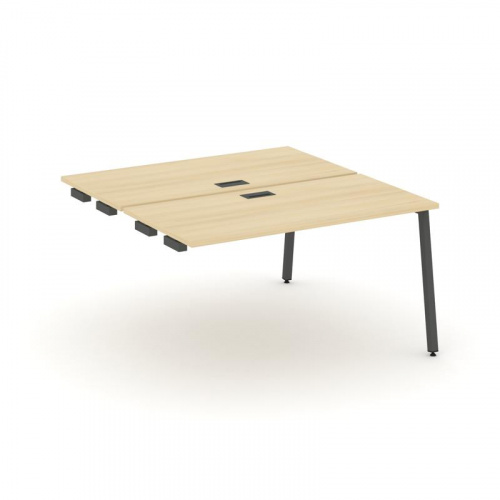 Style Project Стол-приставка к опор. элем. SN-4A.DPRS-013 Дуб Наварра/Металл Антрацит 1380*1432*750 фото 18