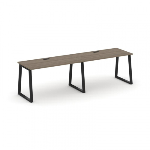 Style Project Рабочая станция 1 сторон. SN-6T1.ORS-004 Акация Лорка/Металл Антрацит/Заглушка Пластик фото 4