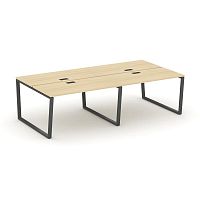 Style Project Рабочая станция 2-х сторон. SN-6T2.DRS-044 Акация Лорка/Металл Антрацит/Заглушка Пласт