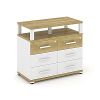 Тумба приставная с 6 ящиками Concept CN.TSP-009 W