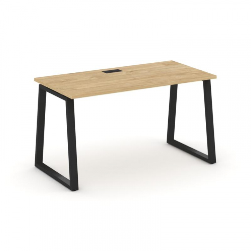 Style Project Стол письменный SN-6T1.SP-021 Акация Лорка/Металл Антрацит/Заглушка Пластик Черный 980