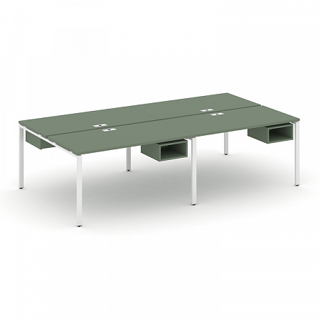 Бенч-система на 4 места с подвесными тумбами Concept CN.DRS-123