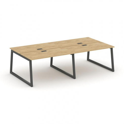 Style Project Рабочая станция 2-х сторон. SN-5T1.DRS-042 Акация Лорка/Металл Антрацит/Заглушка Пласт фото 22