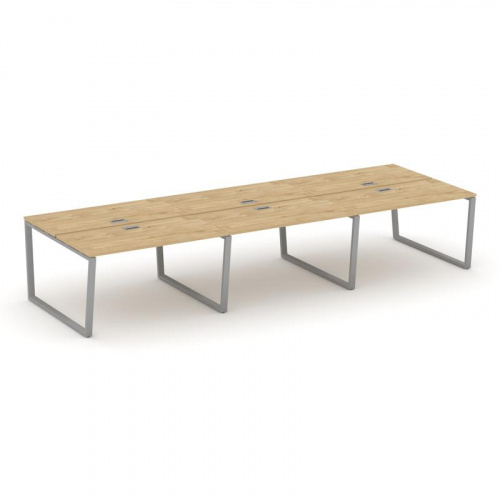 Style Project Рабочая станция 2-х сторон. SN-6T2.DRS-064 Акация Лорка/Металл Антрацит/Заглушка Пласт фото 2