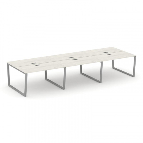 Style Project Рабочая станция 2-х сторон. SN-6T2.DRS-064 Акация Лорка/Металл Антрацит/Заглушка Пласт фото 12