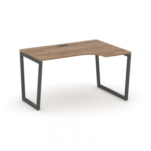Style Project Стол рабочий эргоном. SN-4T2.SPA-002(R) Акация Лорка/Металл Антрацит/Заглушка Пластик фото 23