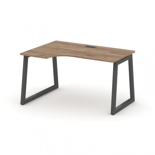 Style Project Стол рабочий эргоном. SN-5T1.SPA-012(L) Акация Лорка/Металл Антрацит/Заглушка Пластик фото 23