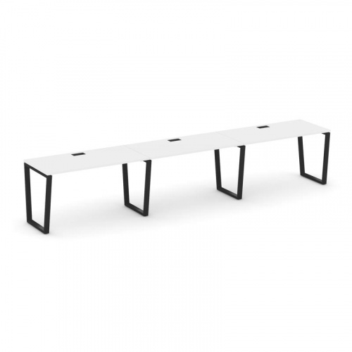 Style Project Рабочая станция 1 сторон. SN-6T2.ORS-042 Акация Лорка/Металл Антрацит/Заглушка Пластик фото 8