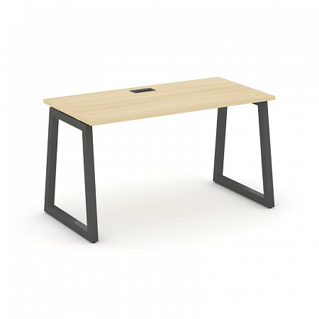 Style Project Стол письменный SN-5T1.SP-003 Акация Лорка/Металл Антрацит/Заглушка Пластик Черный 138