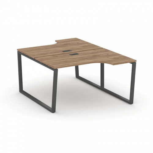 Style Project Рабочая станция эргоном. SN-6T2.DRPA-002 Акация Лорка/Металл Антрацит/Заглушка Пластик фото 23