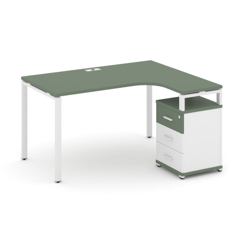 Стол эргономичный с опорной тумбой Concept CN.SA-305(R)