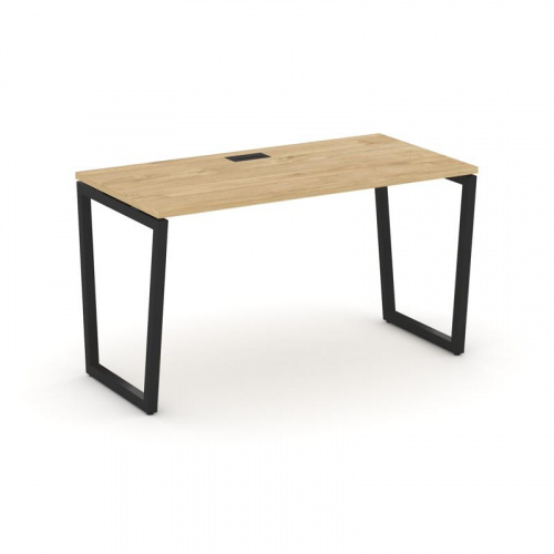 Style Project Стол письменный SN-4T2.SP-025 Акация Лорка/Металл Антрацит/Заглушка Пластик Черный 178