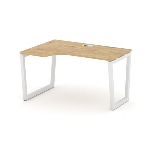 Style Project Стол рабочий эргоном. SN-5T2.SPA-012(L) Акация Лорка/Металл Антрацит/Заглушка Пластик фото 3