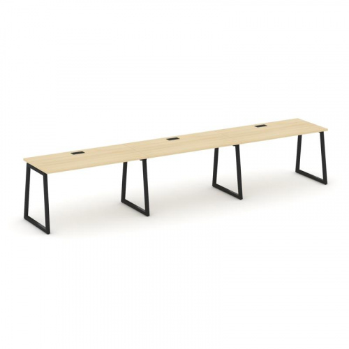 Style Project Рабочая станция 1 сторон. SN-4T1.ORS-044 Акация Лорка/Металл Антрацит/Заглушка Пластик фото 25