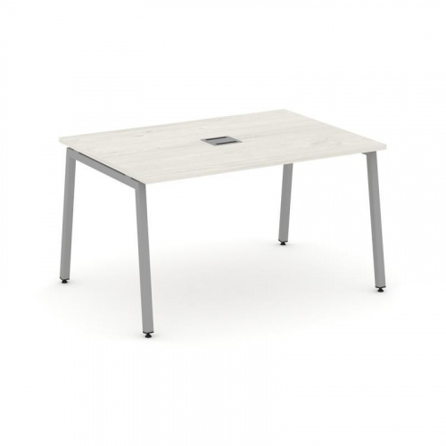 Style Project Стол переговорный SN-4A.SPRG-002 Тиквуд Светлый/Металл Белый 1180*980*750 фото 6 Style Project Стол переговорный SN-4A.SPRG-002 Тиквуд Светлый/Металл Белый 1180*980*750 фото 6