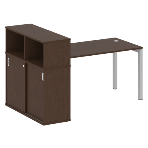 Стол офисный с шкафом-купе на П-обр. м/к Metal System Quattro 50БП.РС-СШК-3.3 фото 10 Стол офисный с шкафом-купе на П-обр. м/к Metal System Quattro 50БП.РС-СШК-3.3 фото 10