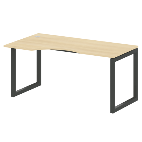 Стол криволинейный левый на О-обр. м/к Metal System Quattro 50БО.СА-1 (L) фото 9