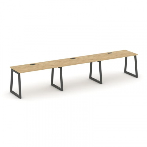 Style Project Рабочая станция 1 сторон. SN-5T1.ORS-032 Акация Лорка/Металл Антрацит/Заглушка Пластик фото 22