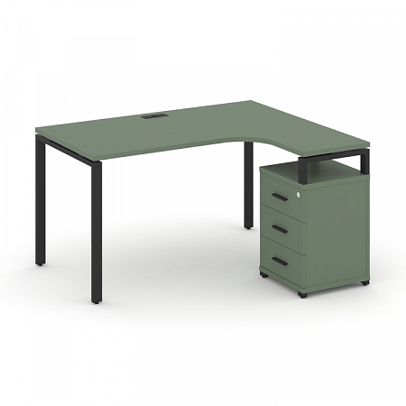 Стол эргономичный с опорной тумбой Concept CN.SA-307(R)