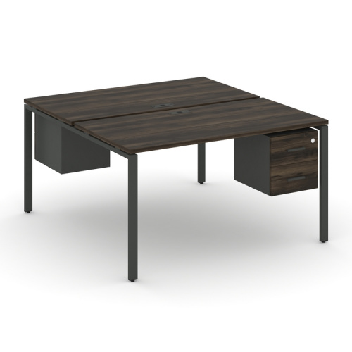 Бенч-система на 2 места с подвесными тумбами Concept CN.DRS-115 фото 3