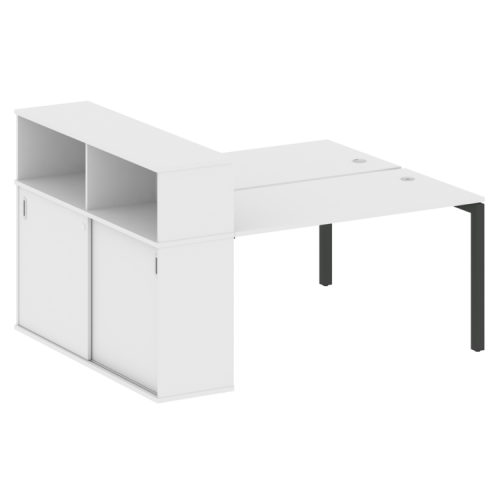 Бенч-система с шкафом-купе на П-обр. м/к Metal System Quattro 50БП.РС-СШК-2.3 фото 14