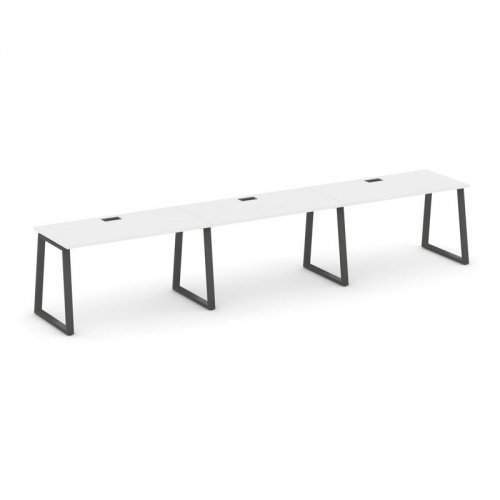 Style Project Рабочая станция 1 сторон. SN-6T1.ORS-031 Акация Лорка/Металл Антрацит/Заглушка Пластик фото 26