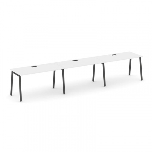 Style Project Рабочая станция 1 сторон. SN-4A.ORS-052 Тиквуд Светлый/Металл Белый 3540*800*750 фото 16