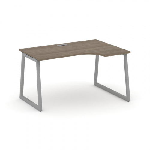 Style Project Стол рабочий эргоном. SN-4T1.SPA-021(R) Акация Лорка/Металл Антрацит/Заглушка Пластик фото 19