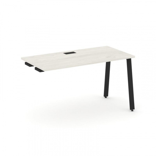 Style Project Стол-приставка к опор. элем. SN-6A.OPRS-013 Дуб Табак/Металл Белый 1380*700*750 фото 11