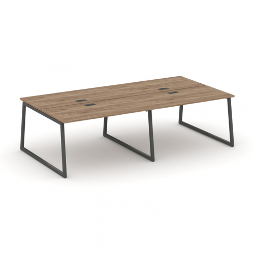 Style Project Рабочая станция 2-х сторон. SN-4T1.DRS-042 Акация Лорка/Металл Антрацит/Заглушка Пласт фото 10