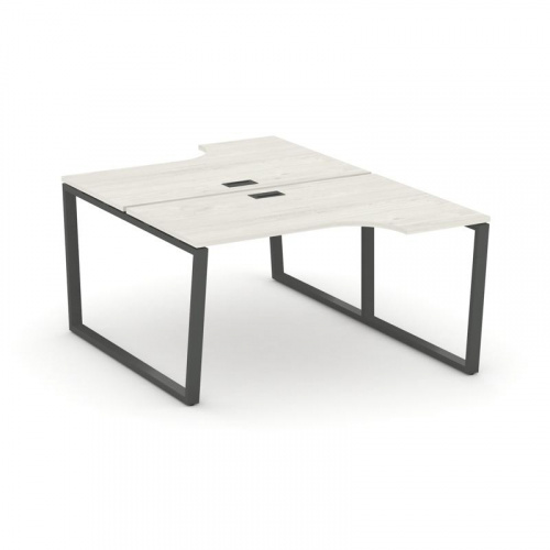 Style Project Рабочая станция эргоном. SN-6T2.DRPA-002 Акация Лорка/Металл Антрацит/Заглушка Пластик фото 24