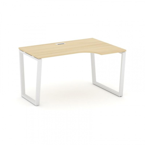 Style Project Стол рабочий эргоном. SN-6T2.SPA-012(R) Акация Лорка/Металл Антрацит/Заглушка Пластик фото 21